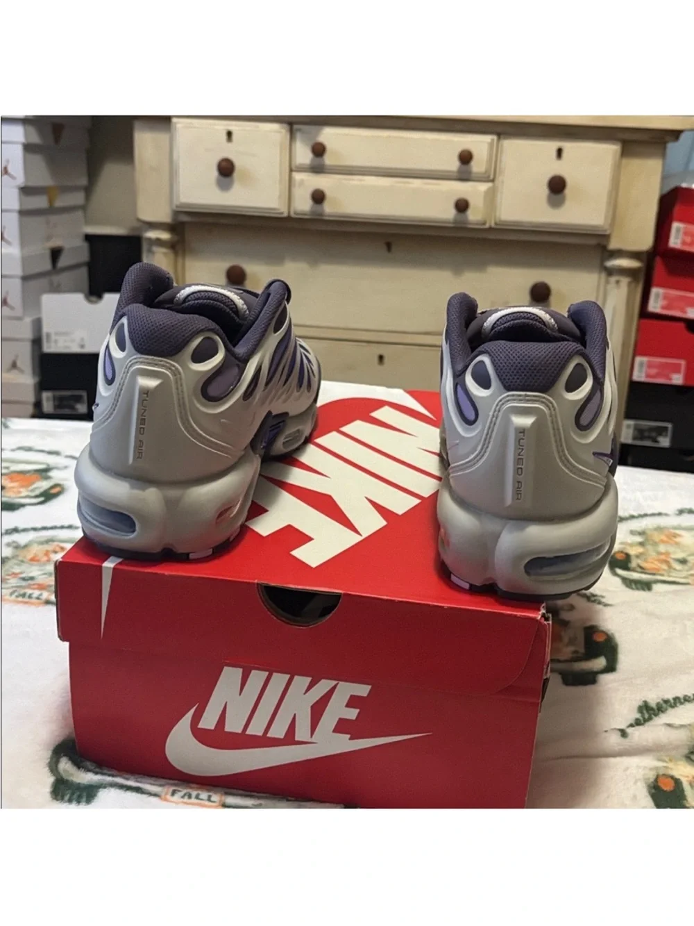 Nike Air Max Drift Men’s Gray and Blue Athletic Sneakers